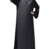 Open Abaya with buttons