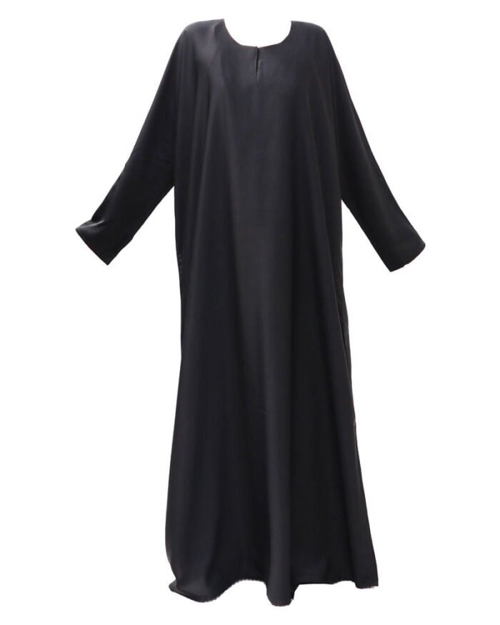 Plus-Size Plain Abaya XL - KhaleejiAbaya.com