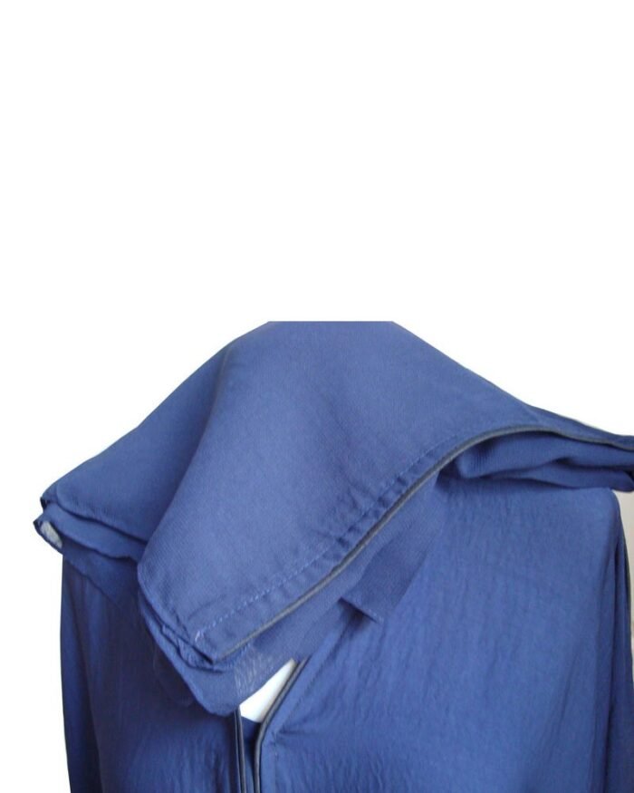 Blue Tissue Kaftan Abaya