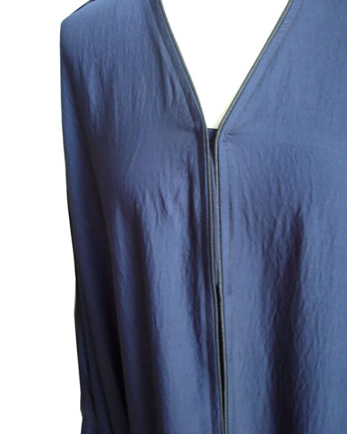 Blue Tissue Kaftan Abaya