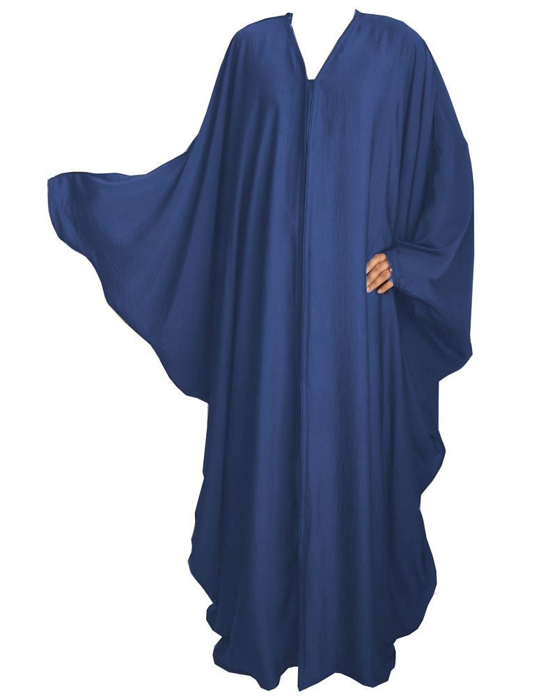Blue Tissue Kaftan Abaya