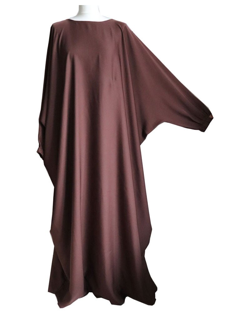 Brown Butterfly Abaya - KhaleejiAbaya.com