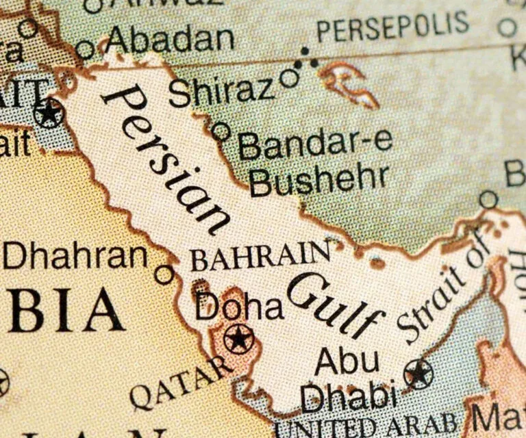 Khaleeji Persian Gulf map